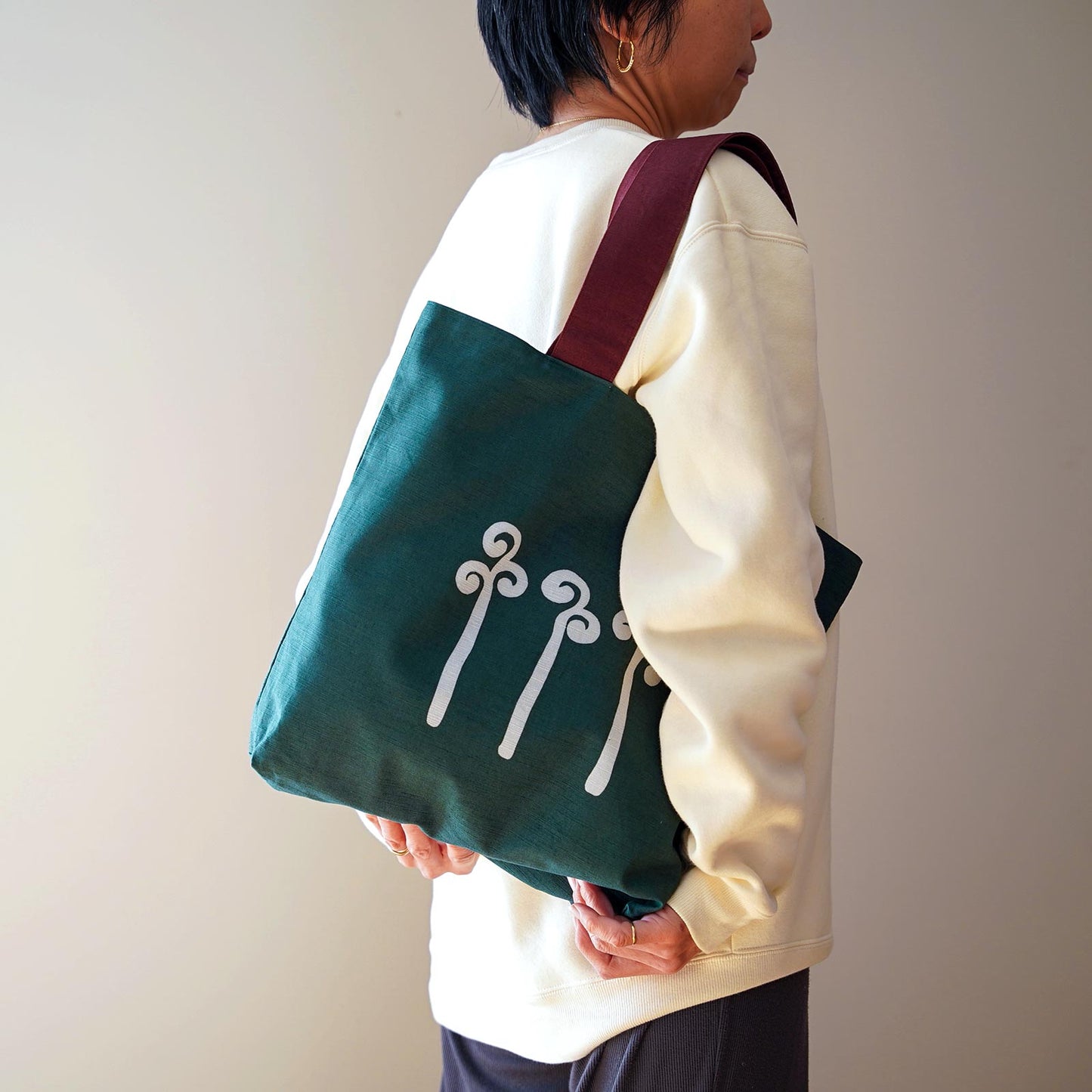型染めバッグ「早蕨」 ●14営業日ほどお時間をいただきます