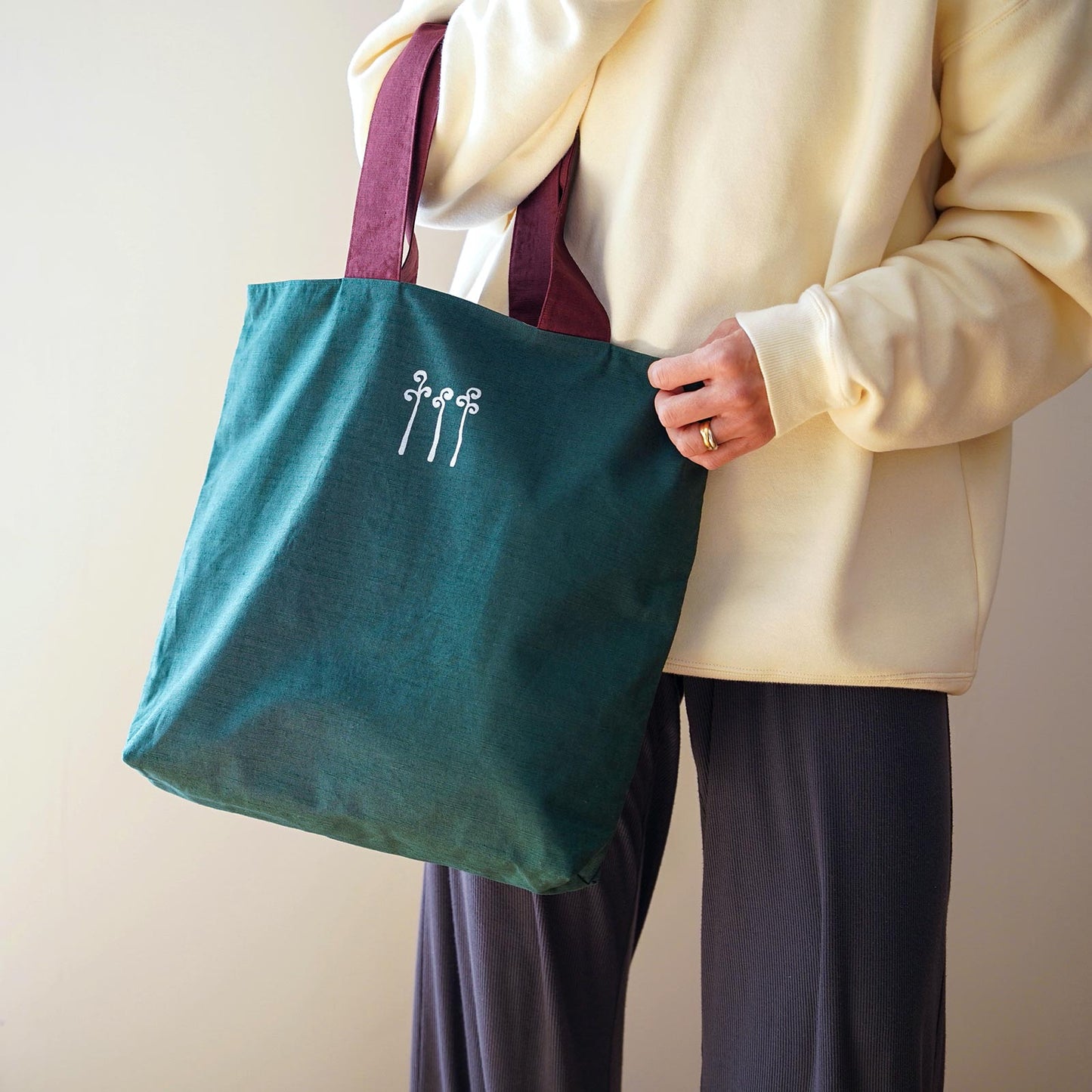 型染めバッグ「早蕨」 ●14営業日ほどお時間をいただきます