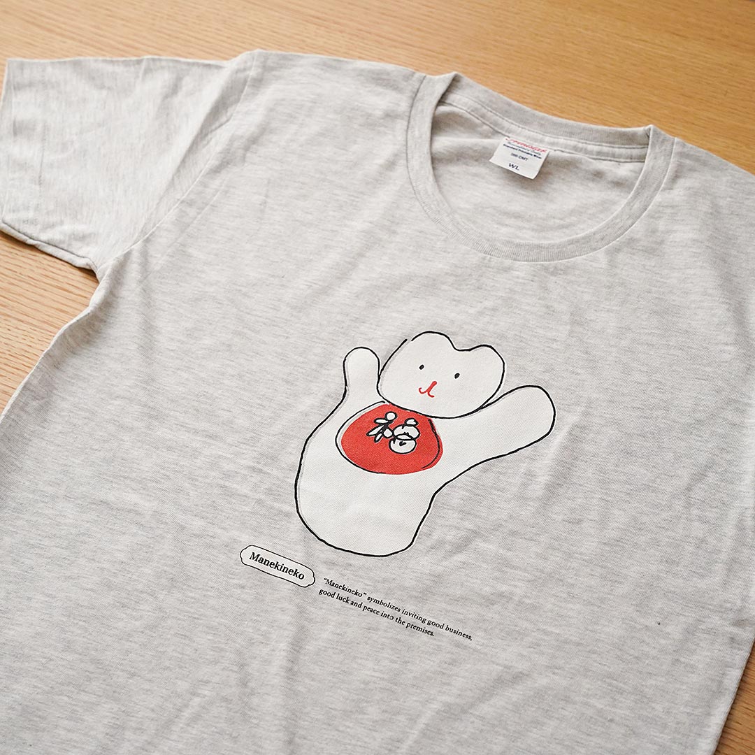 ★当選 非売品☆ 布袋寅泰 DAM★とも ☆ Tシャツ ☆まねきねこ カラオケ Tシャツ まねきねこ 招き猫 レトロ 看板 : のぼり旗 グッズプロ