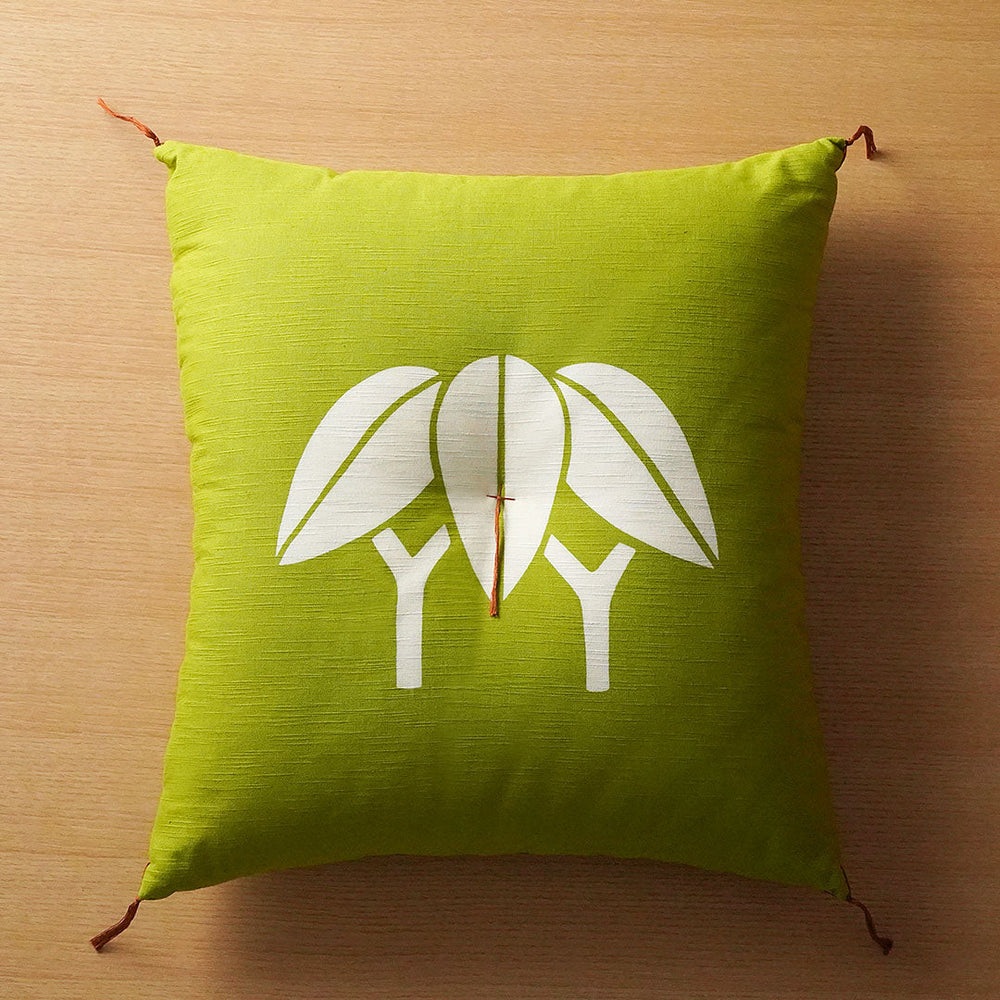 夫婦判】型染め本縫い座布団「竹」|【本品堂】公式オンラインストア