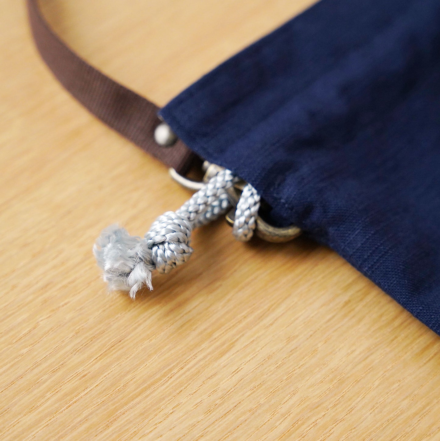 
                  
                    ●NEW●　型染め・巾着バッグ「福千鳥」
                  
                