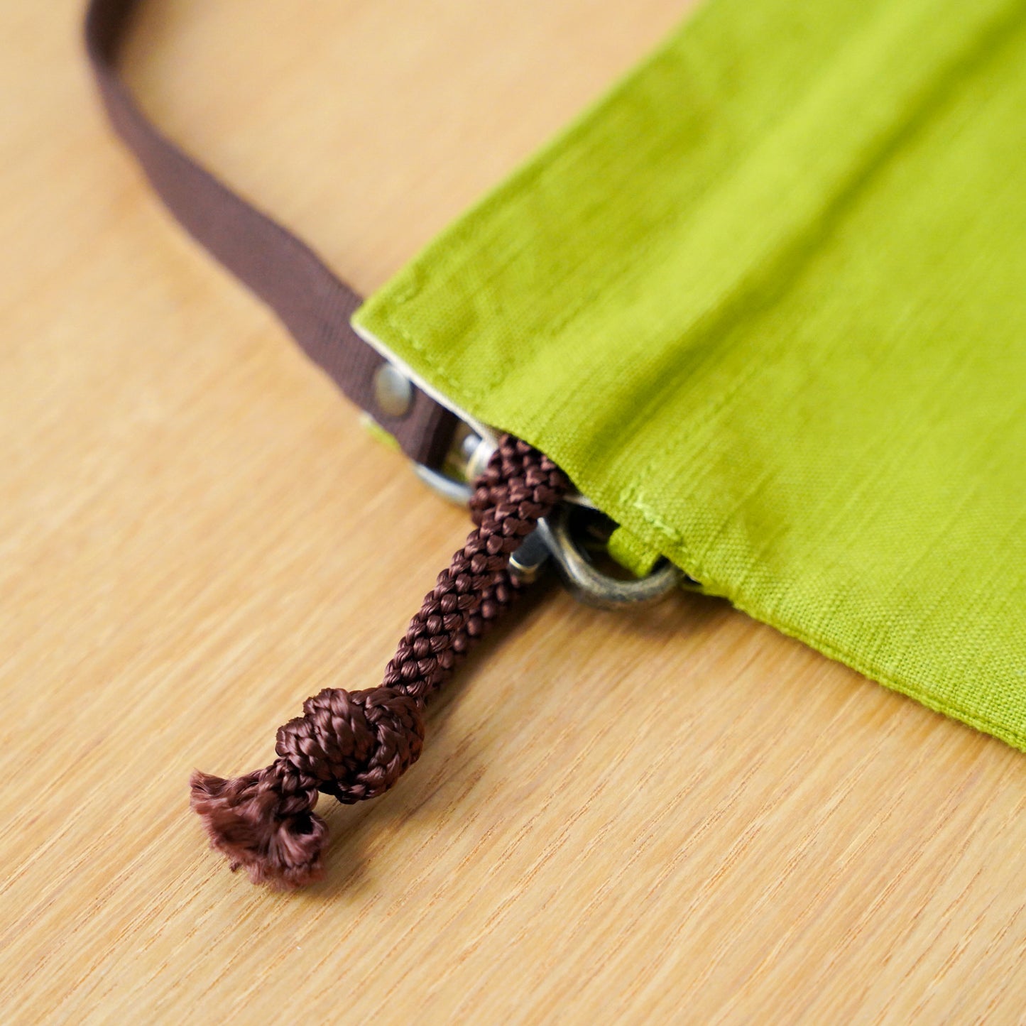 
                  
                    ●NEW●　型染め・巾着バッグ「うずら」
                  
                