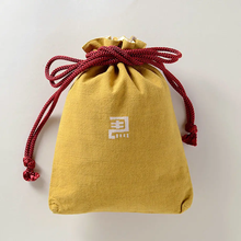 将图片加载到图库查看器，浅草の型染め工房本品堂（ポンピン堂）の合切袋　午　うま　文様　型染め　更銈　テキスタイル
