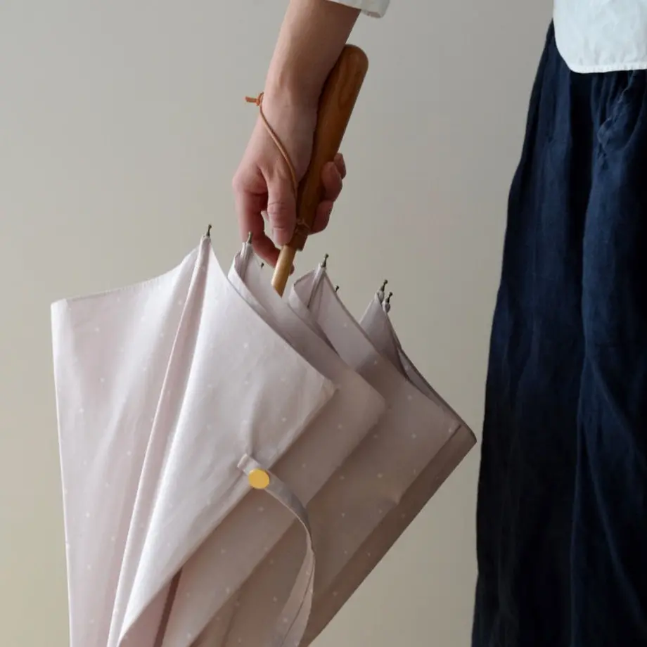 
                  
                    浅草の型染め工房本品堂（ポンピン堂）の晴雨兼用傘　ARARE　文様　型染め　更銈　テキスタイル
                  
                