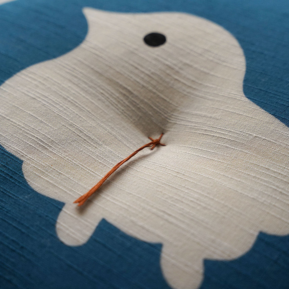 茶席判】型染め本縫い座布団「福千鳥」|【本品堂】公式オンライン