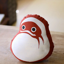 将图片加载到图库查看器，浅草の型染め工房本品堂（ポンピン堂）のぬいぐるみ　だるま　文様　型染め　更銈　テキスタイル
