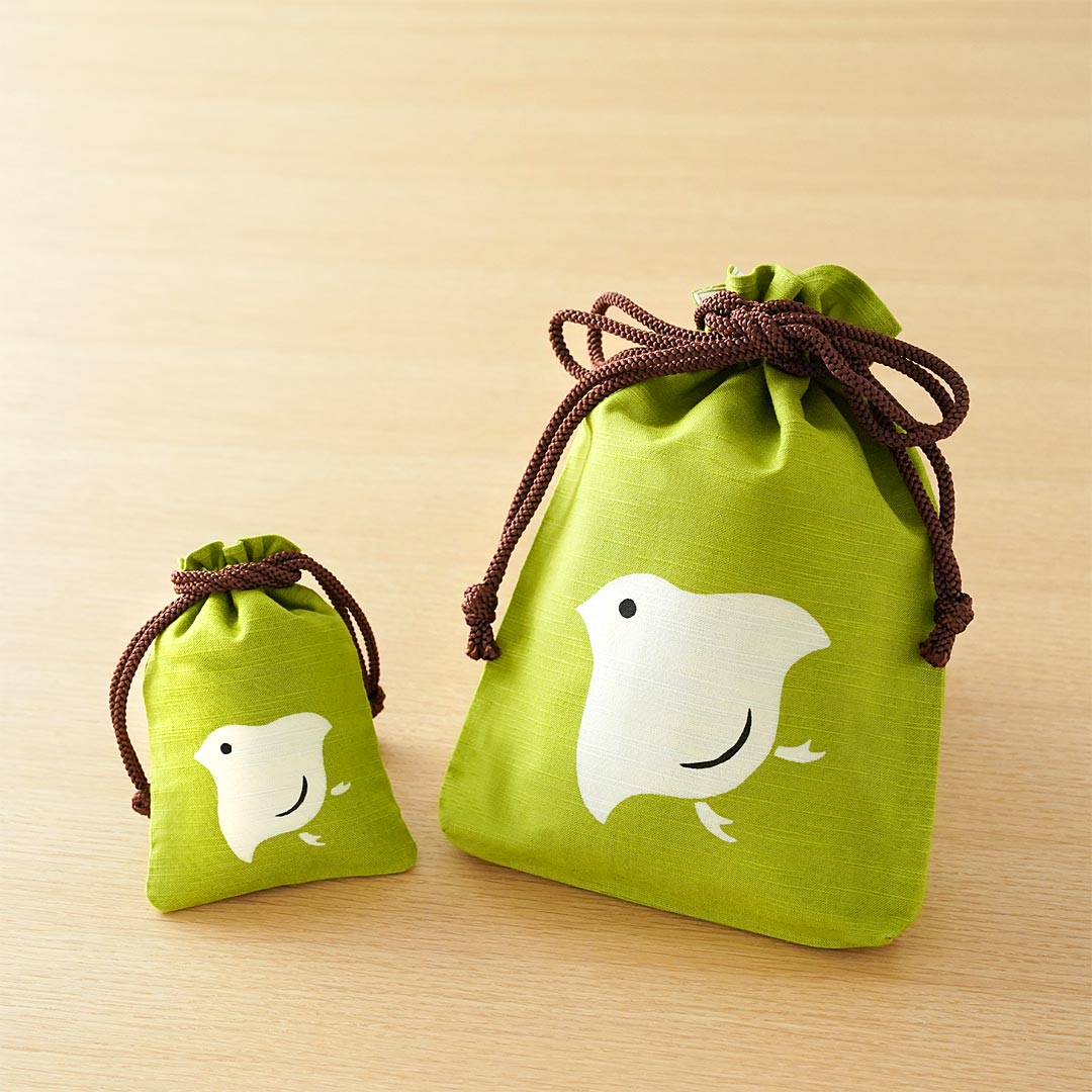 特別セット＜守袋＋合財袋＞ 千鳥（ヒワ色） |【本品堂】公式