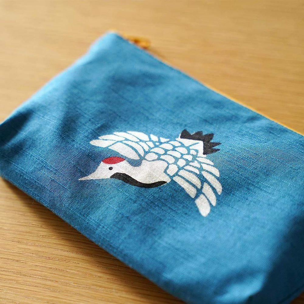 張木 121cm巾用 4本セット 染色道具 型染 紅型 まとめ売り 型染めポーチ「鶴」|【本品堂】公式オンラインストア – 本品堂 公式