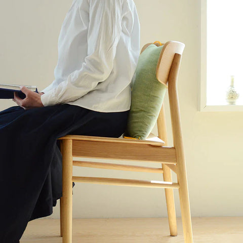 浅草の型染め工房本品堂（ポンピン堂）の型染め本縫い小座布団　うずら　文様　型染め　更銈　テキスタイル